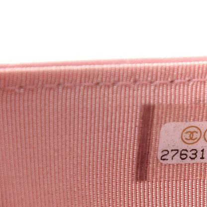 Chanel Iridescent Caviar Quilted Yen Wallet Rose Pink 8 of 9