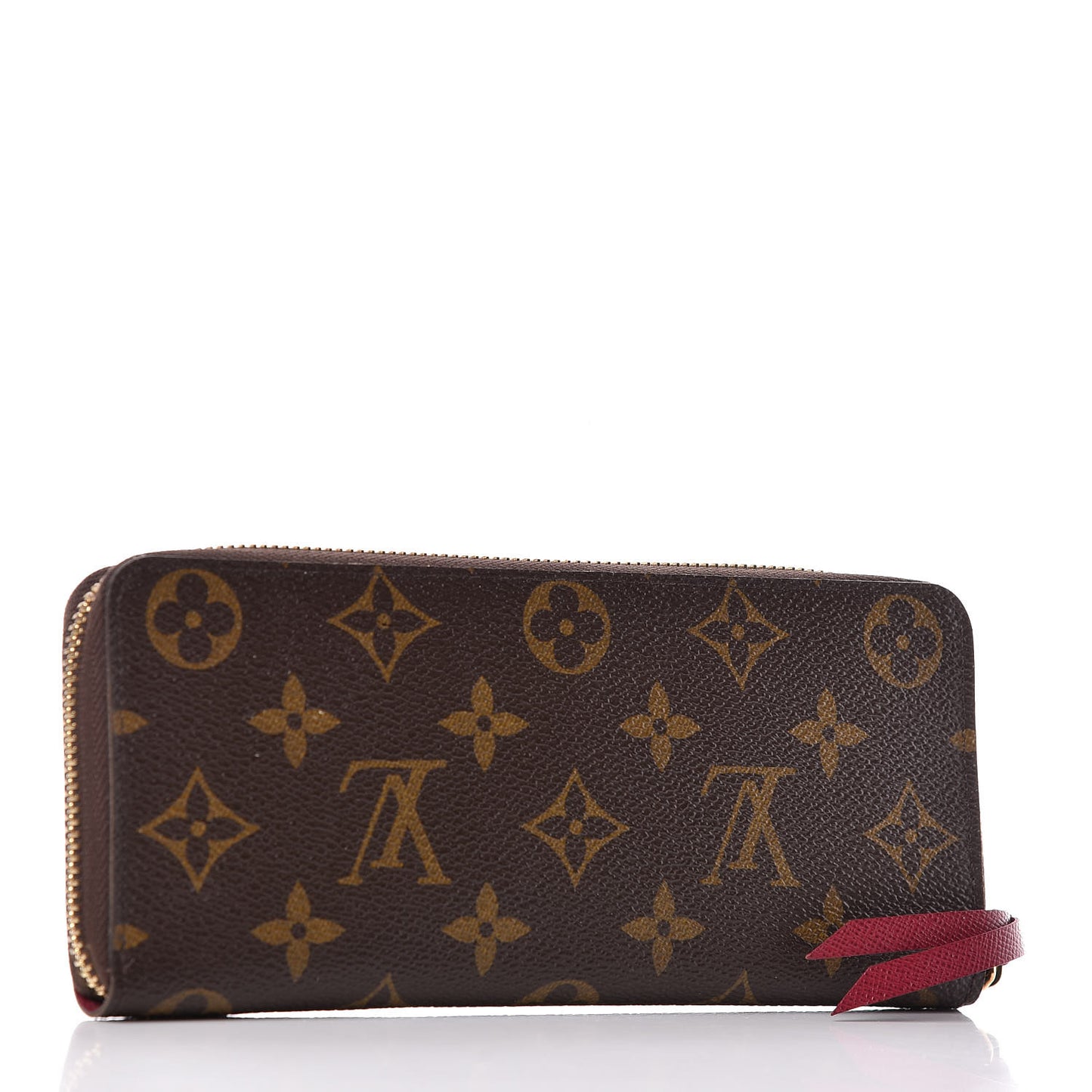Monogram Clemence Wallet Fuchsia