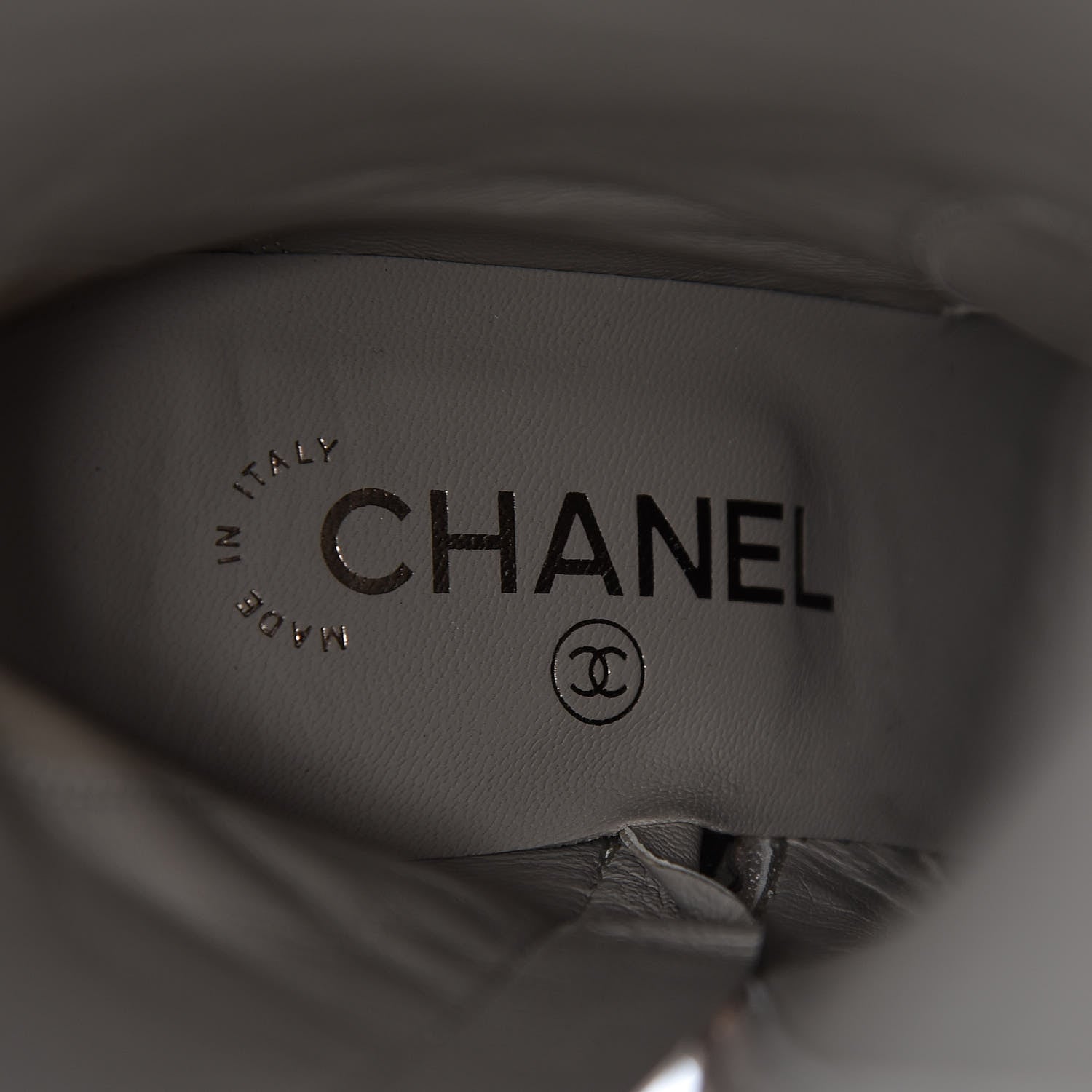 Chanel Suede Calfskin High Boots 38 Light Beige 6 of 10