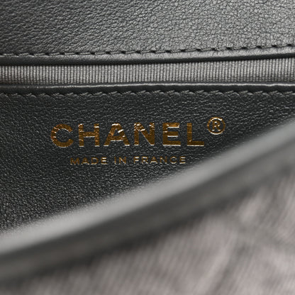 Chanel Denim Quilted Mini Flap Grey 6 of 12