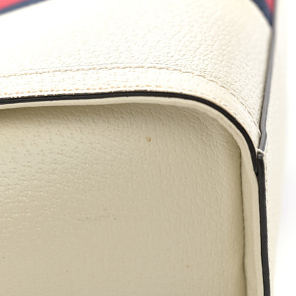Gucci Textured Calfskin Web Small Ophidia Tote Bag Mystic White 14 of 15