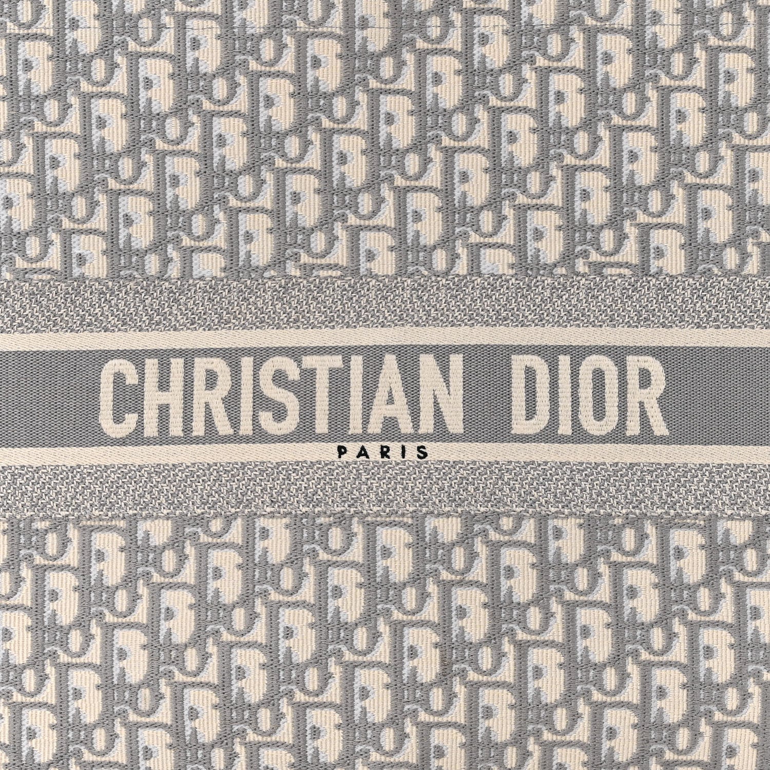 Christian Dior Oblique Large Book Tote Grey 7 of 10