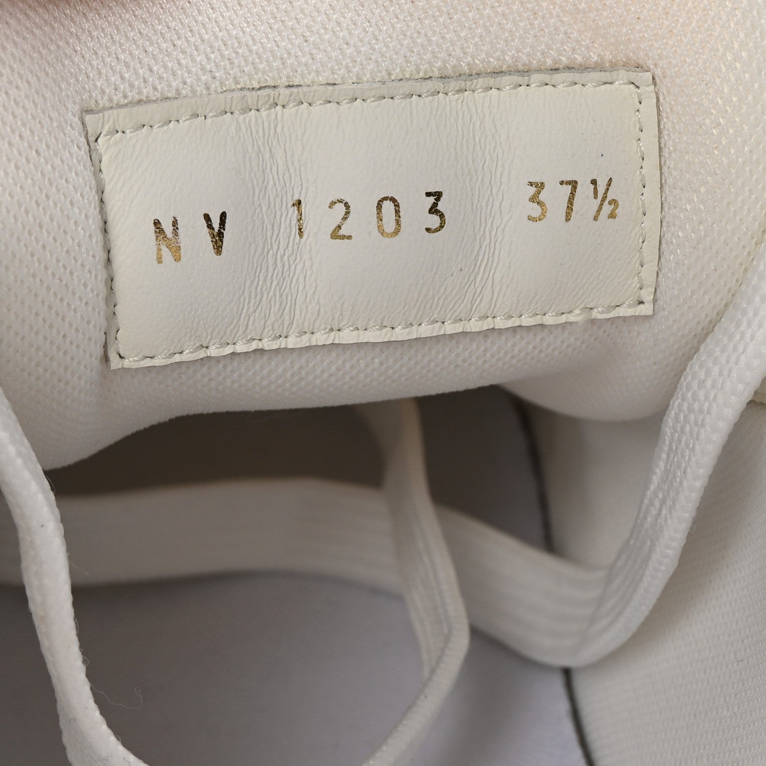 Louis Vuitton Calfskin Womens LV Trainer Sneakers 37.5 White 9 of 9