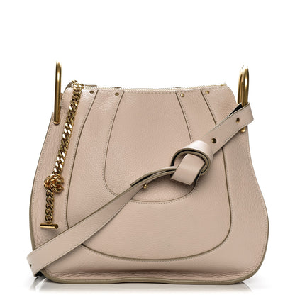 Chloe Grained Calfskin Small Hayley Hobo Abstract White 1 of 9