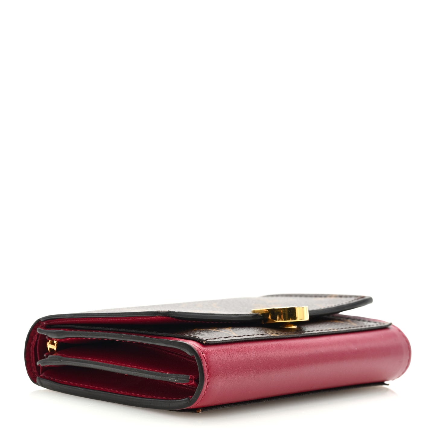 Monogram Flore Compact Wallet Fuchsia