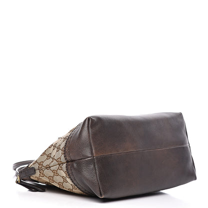 Gucci Monogram Laidback Crafty Dome Satchel Dark Brown 4 of 10