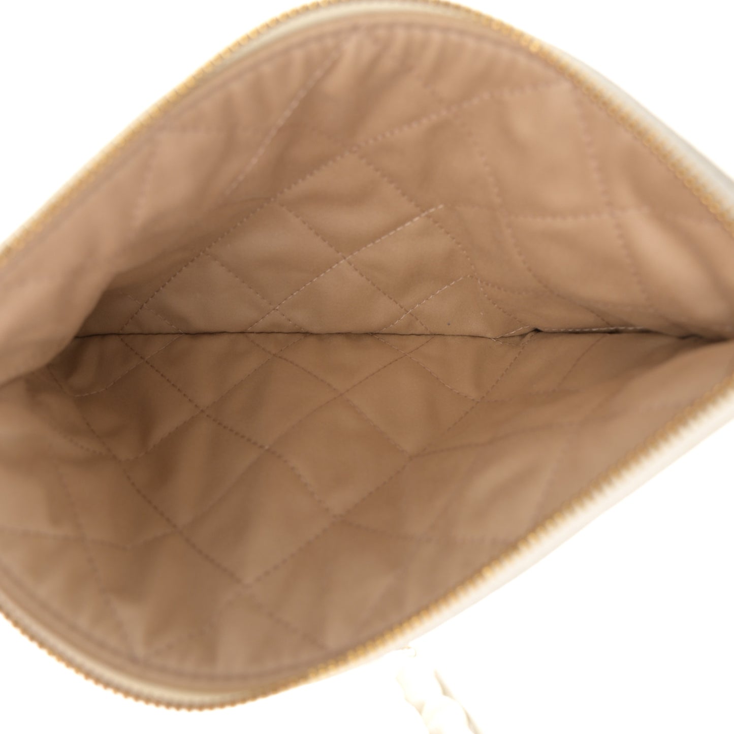 Shiny Caviar Quilted Monochrome Small Chanel 22 White