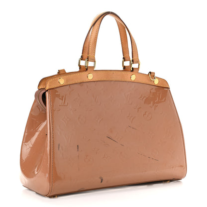 Louis Vuitton Vernis Brea MM Rose Velours 3 of 19