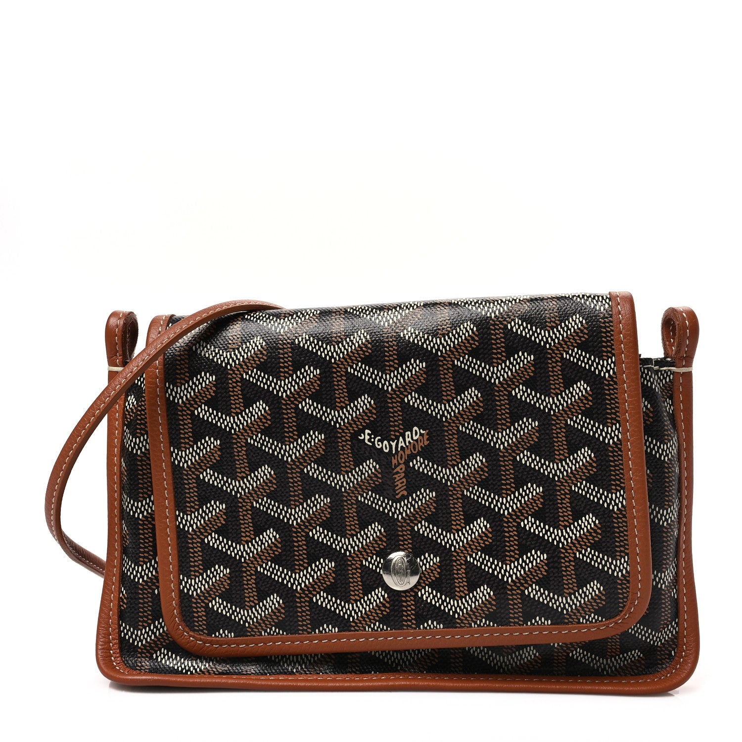 Goyard Goyardine Plumet Wallet Clutch Black Gold 1 of 7