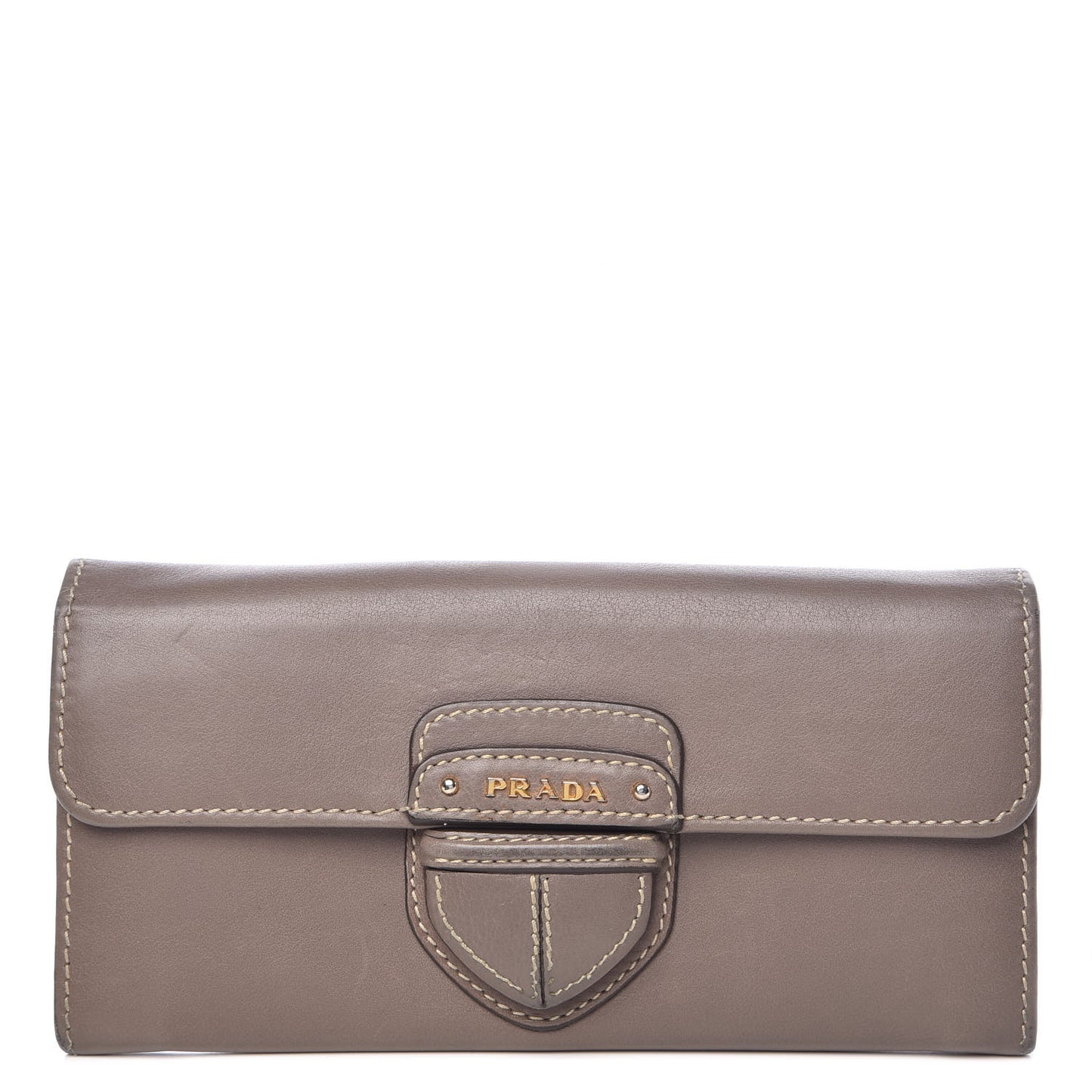 City Calf Continental Flap Wallet Argilla