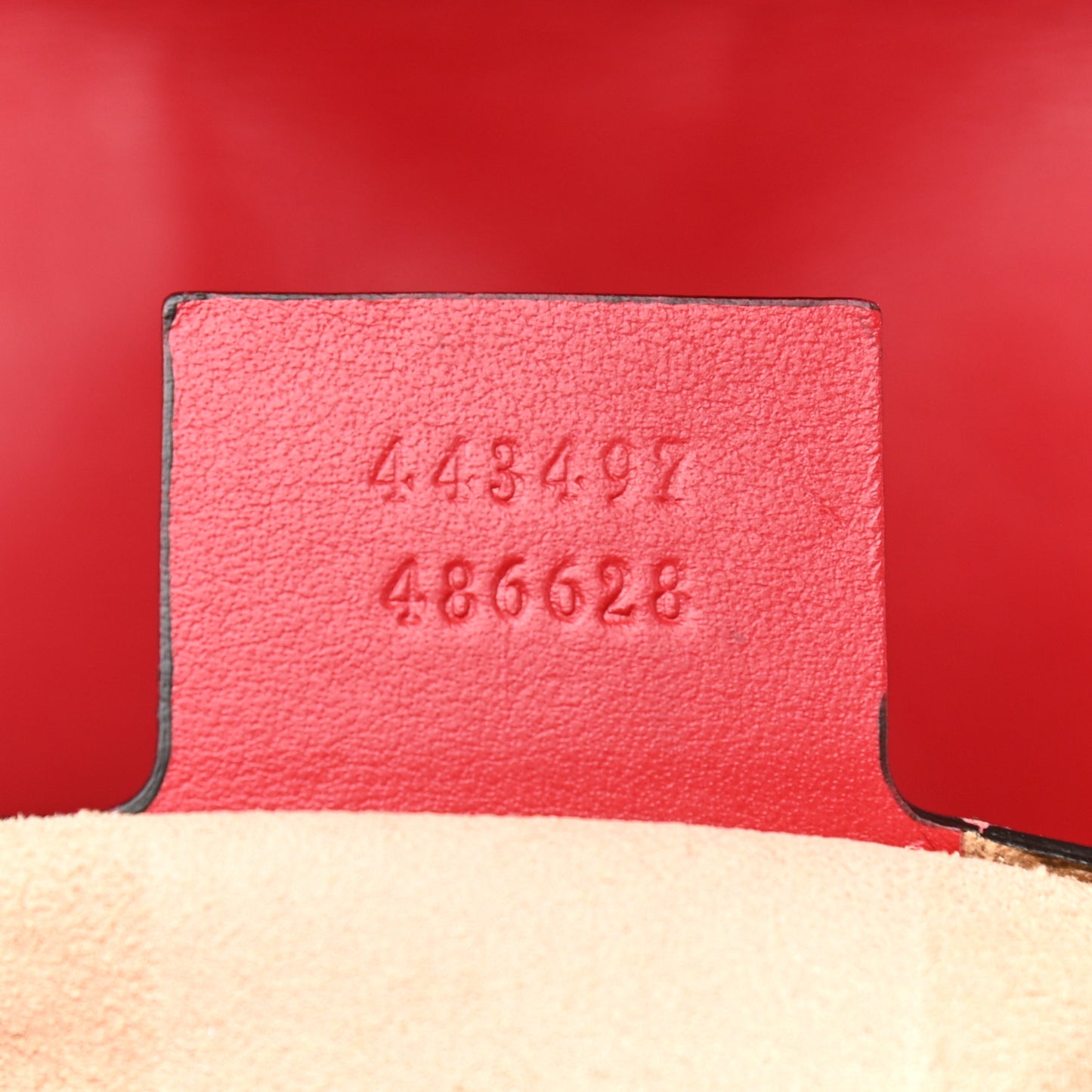 Calfskin Matelasse Small GG Marmont Shoulder Bag Hibiscus Red