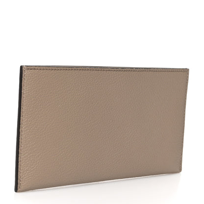 Louis Vuitton Calfskin Felicie Chain Wallet Card Holder Insert Tourterelle 3 of 6