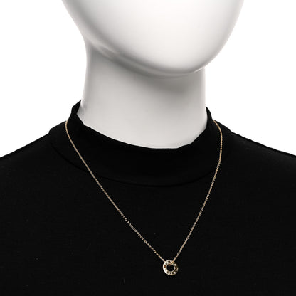 Tiffany 18K Yellow Gold Diamond Atlas Pierced Pendant Necklace 2 of 4