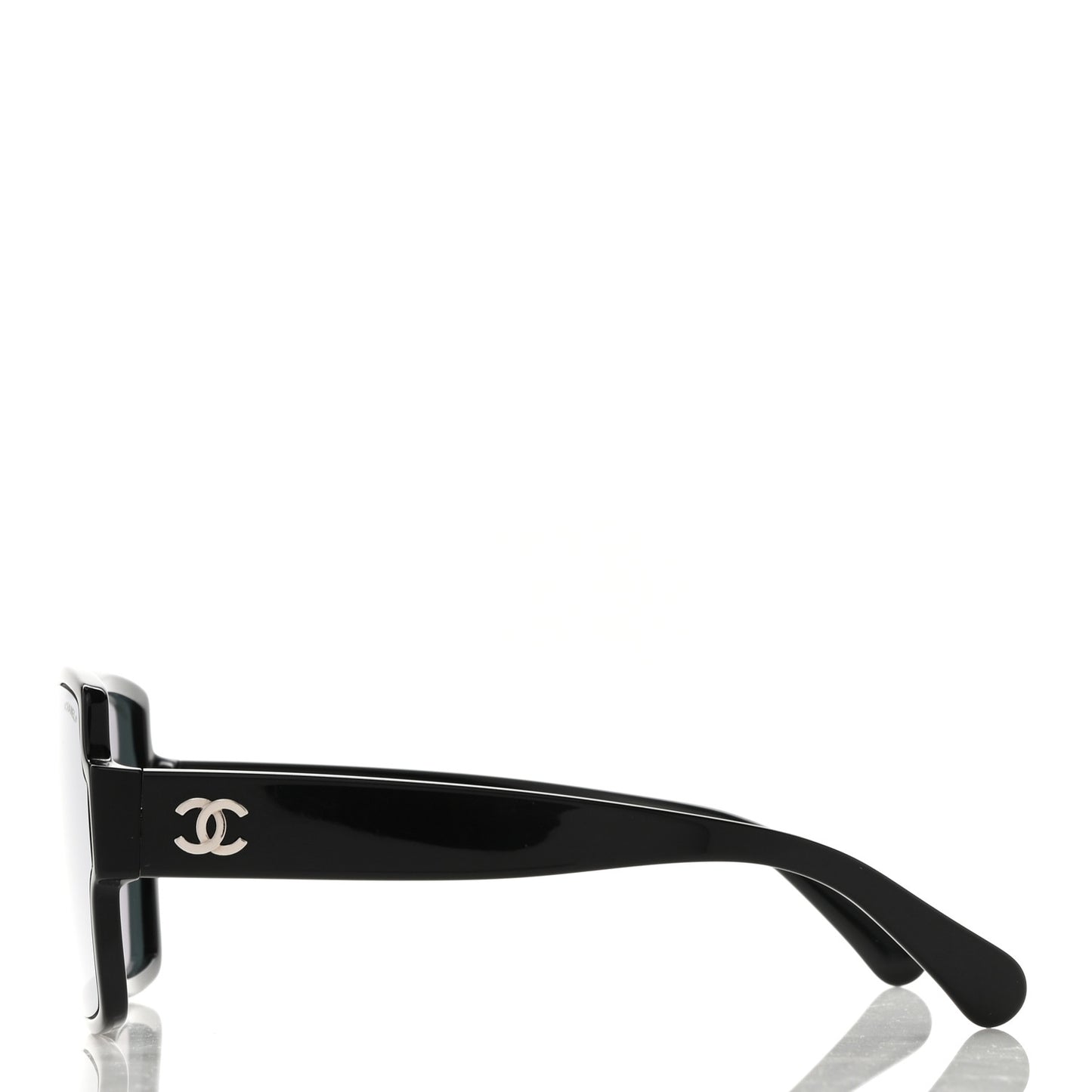 Acetate Square CC Sunglasses 5385 Black