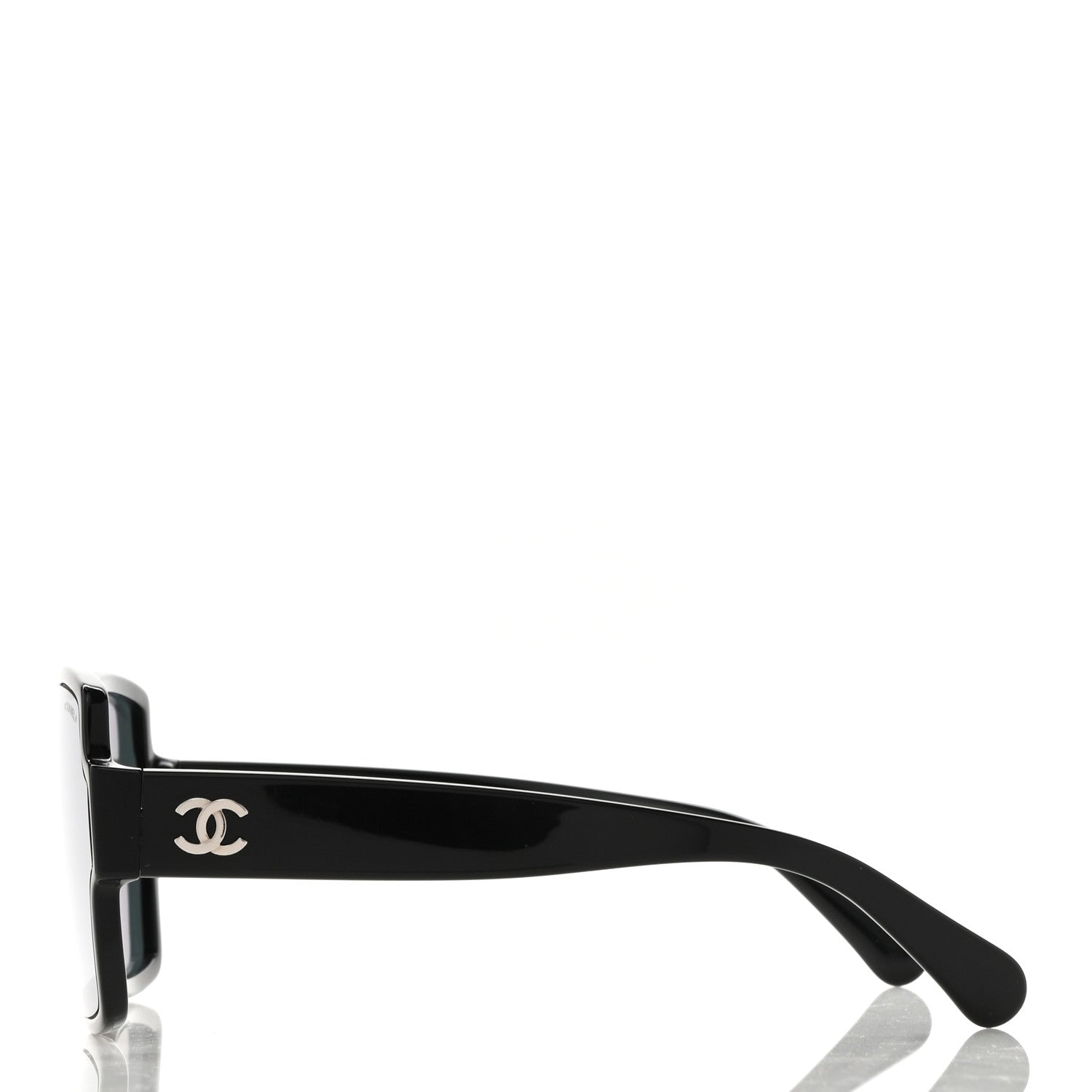 Chanel Acetate Square CC Sunglasses 5385 Black 3 of 8