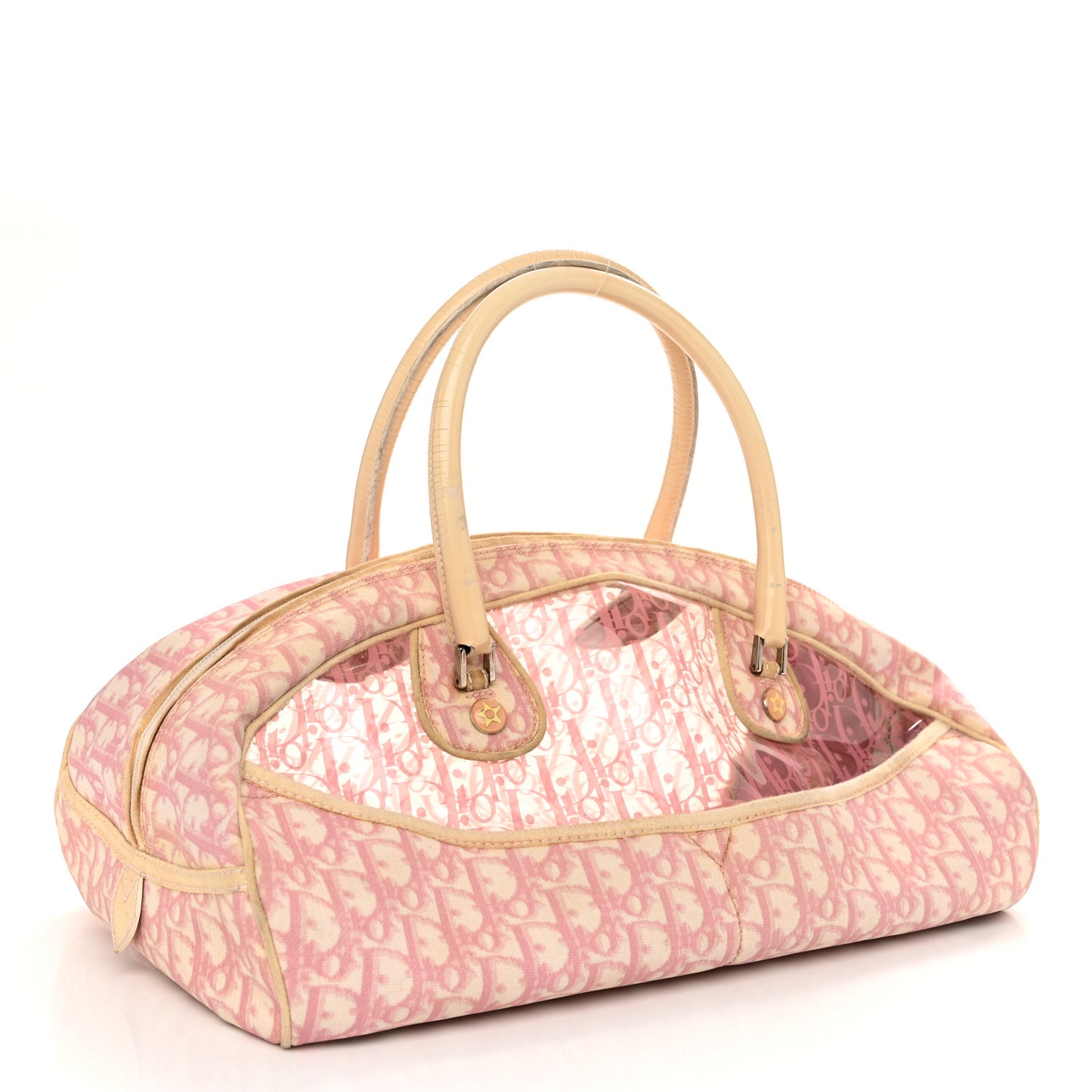 Monogram PVC Bowler Pink