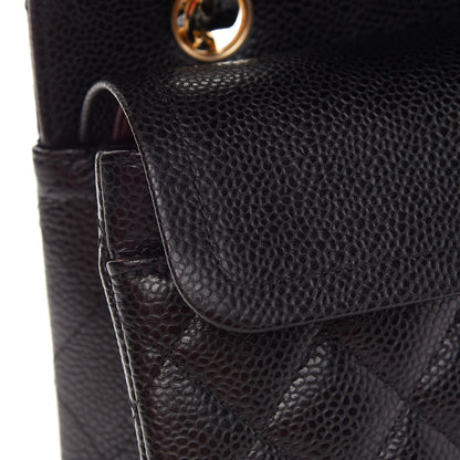 Chanel Caviar Quilted Small Double Flap Black 10 of 10