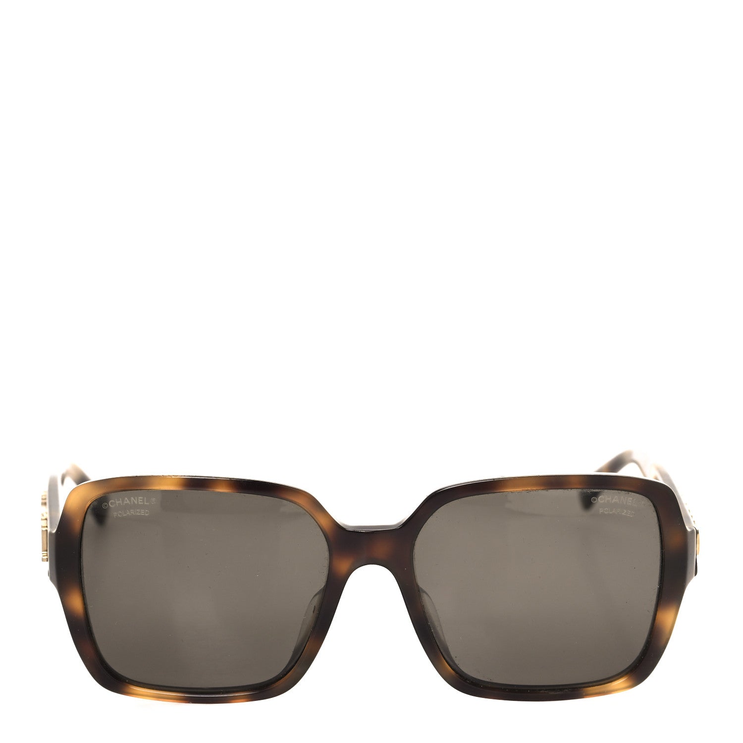 Chanel Acetate Square Sunglasses 5408-A Tortoise 2 of 6