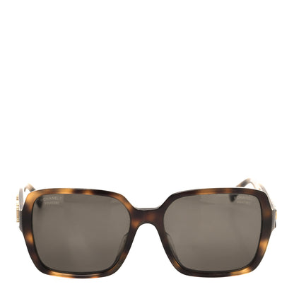 Chanel Acetate Square Sunglasses 5408-A Tortoise 2 of 6
