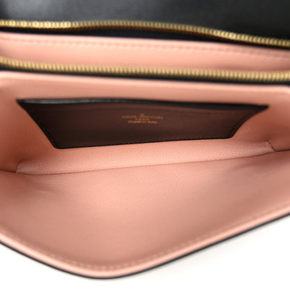 Louis Vuitton Lambskin Embossed Monogram Pochette Coussin Black 5 of 11