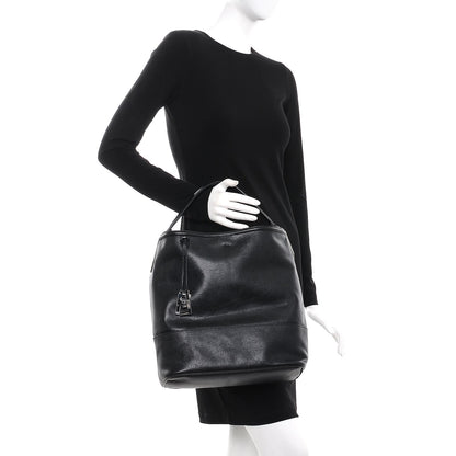 Fendi Calfskin 2Jours Bucket Bag Black 2 of 7