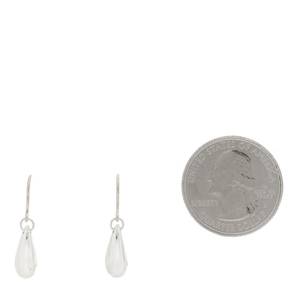 Tiffany Sterling Silver Elsa Peretti Teardrop Earrings 2 of 4