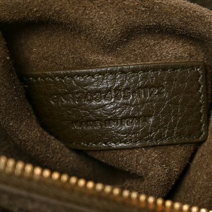 Saint Laurent Grained Deerskin Bea Tote Light Musk 7 of 10