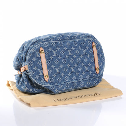 Louis Vuitton Denim Mahina XL Blue 4 of 8