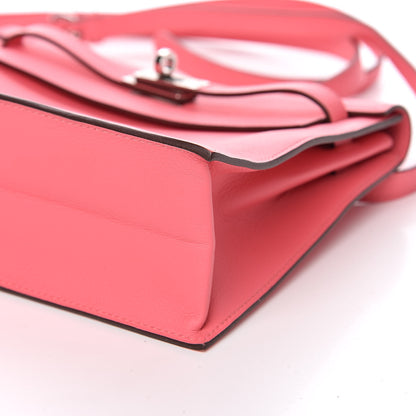 Hermes Evercolor Kelly Danse II Belt Bag Rose Azalee 9 of 10