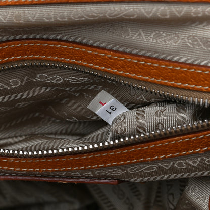 Prada Paglia Cinghiale Frame Bag Naturale Cuoio 6 of 18