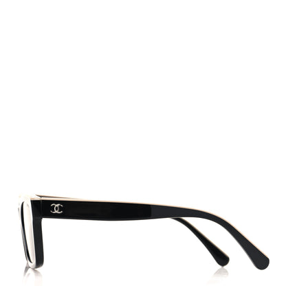 Chanel Acetate Polarized Square Sunglasses 5417 Black Beige 3 of 7