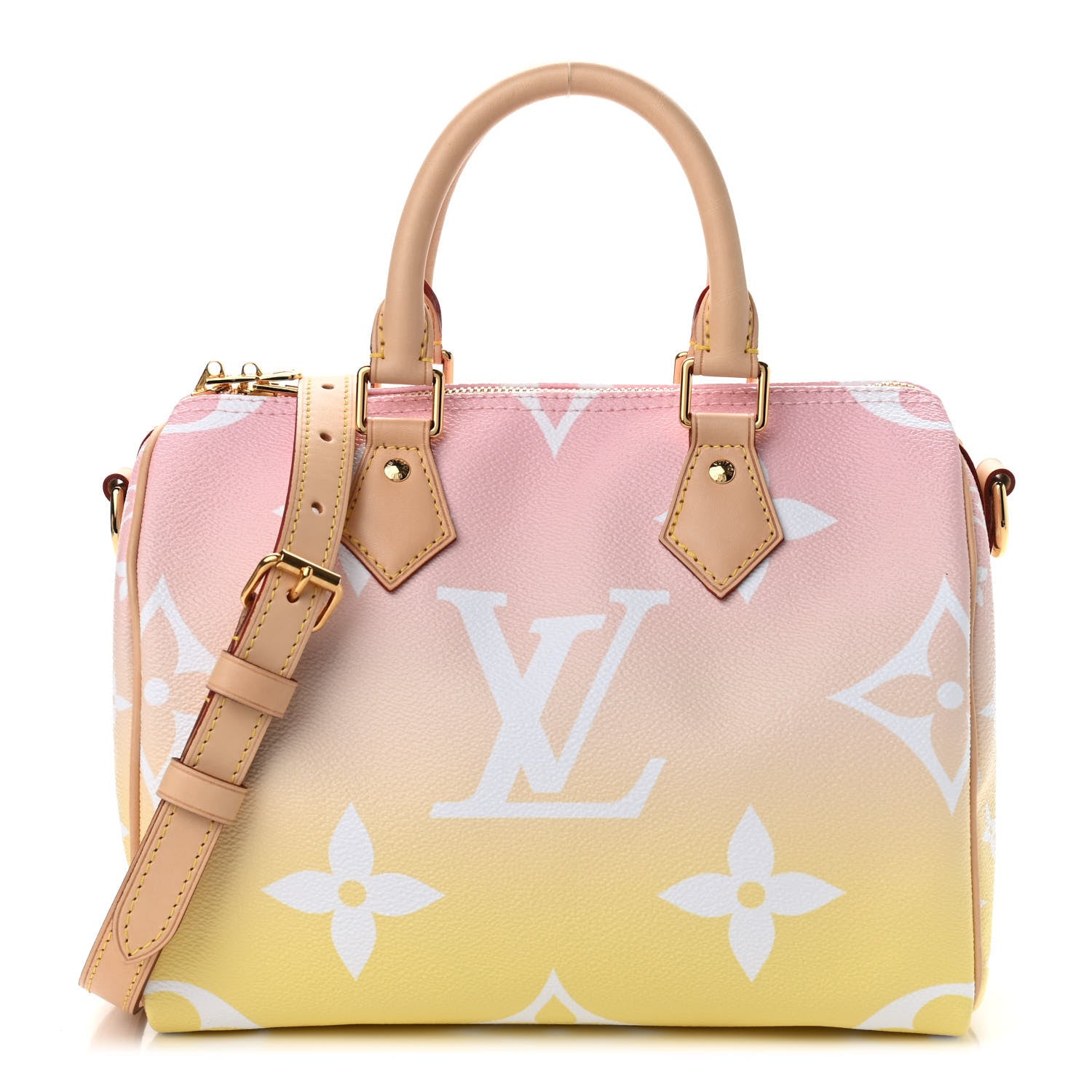 Louis Vuitton Monogram Giant By The Pool Speedy Bandouliere 25 Light Pink 1 of 8