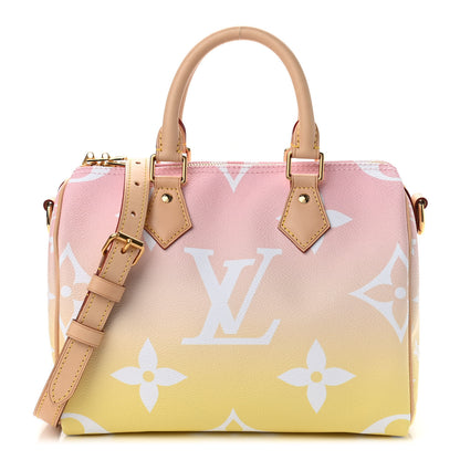 Louis Vuitton Monogram Giant By The Pool Speedy Bandouliere 25 Light Pink 1 of 8