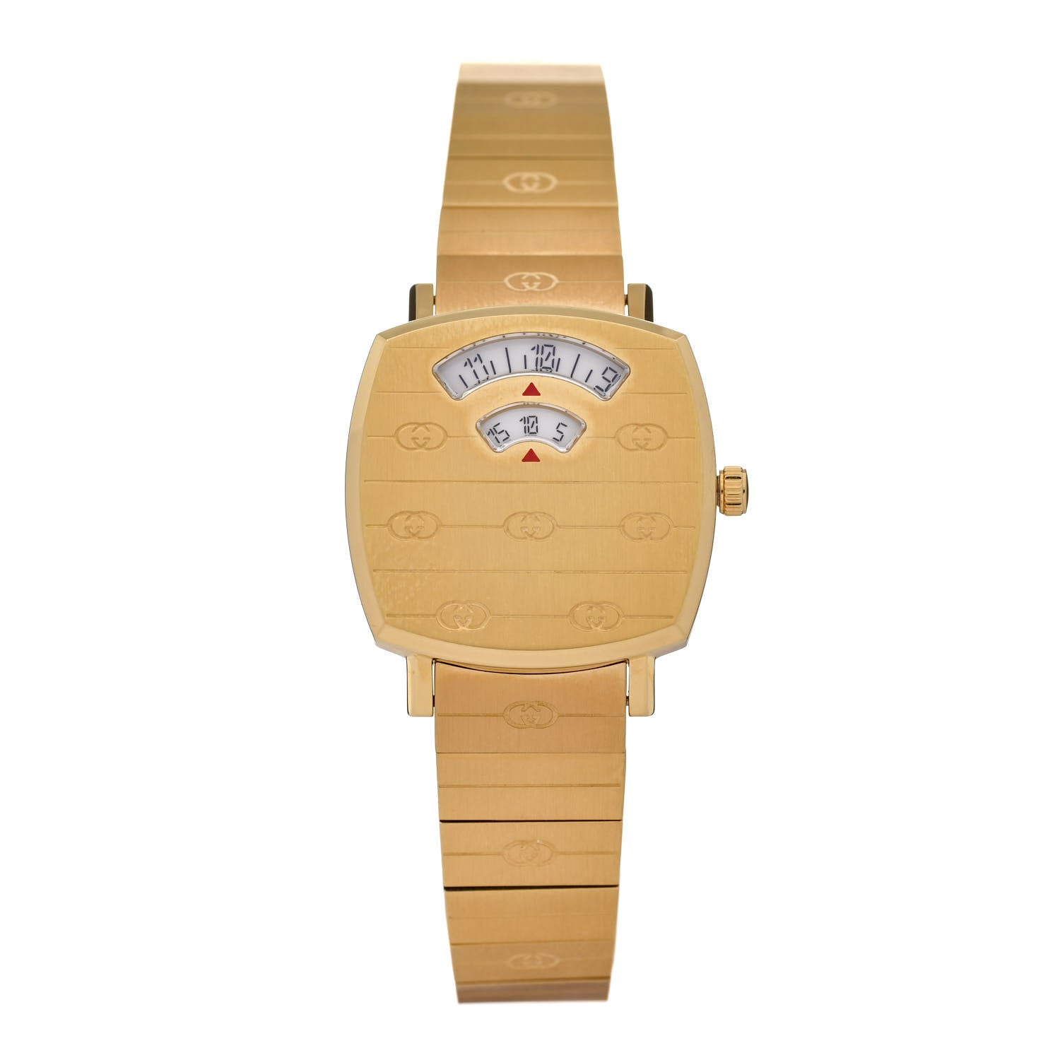 Gucci Stainless Steel 27mm Grip Quartz Watch Gold 1 of 5