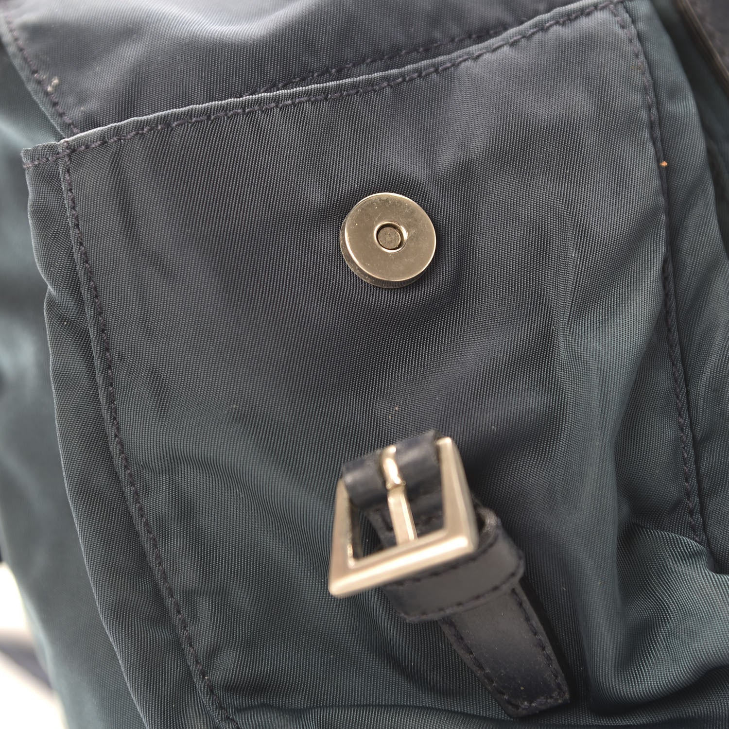 Prada Tessuto Nylon Vela Small Backpack Baltico 9 of 11
