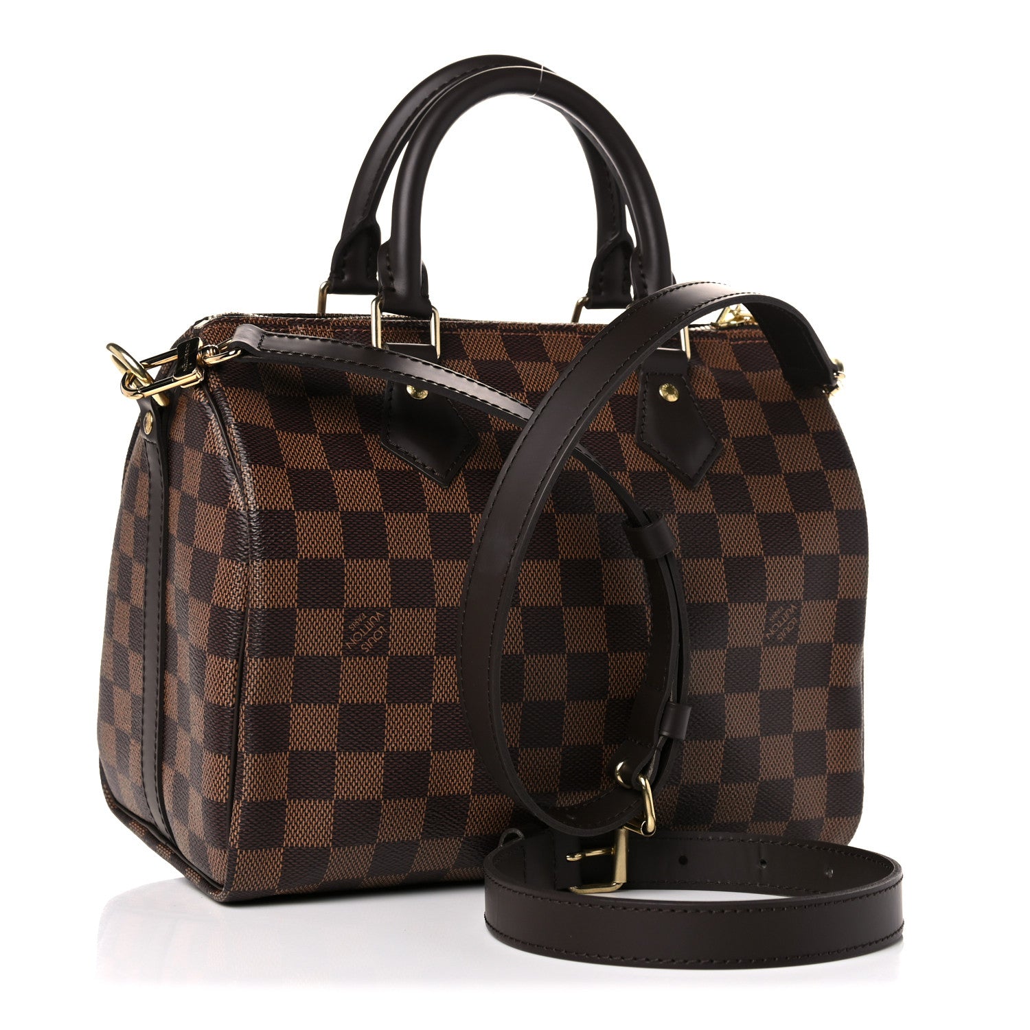 Louis Vuitton Damier Ebene Speedy Bandouliere 25 3 of 9
