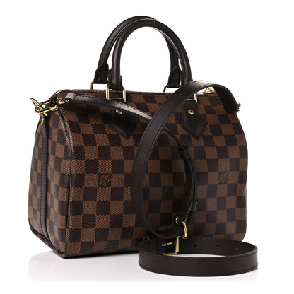 Louis Vuitton Damier Ebene Speedy Bandouliere 25 3 of 9