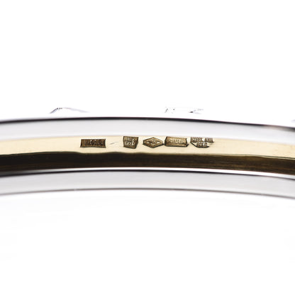 Bulgari 18K Yellow Gold Stainless Steel B.Zero1 Bangle Bracelet 4 of 5