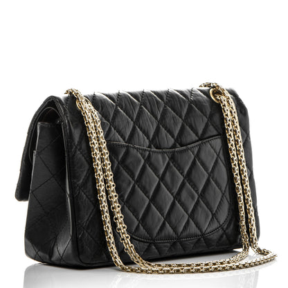 Chanel Aged Calfskin Quilted 2.55 Reissue 226 Flap Black 3 of 8