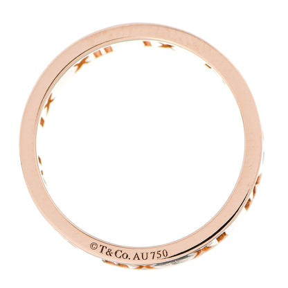 Tiffany 18K Rose Gold Diamond Wide Atlas Pierced Ring 53 6.25 4 of 4
