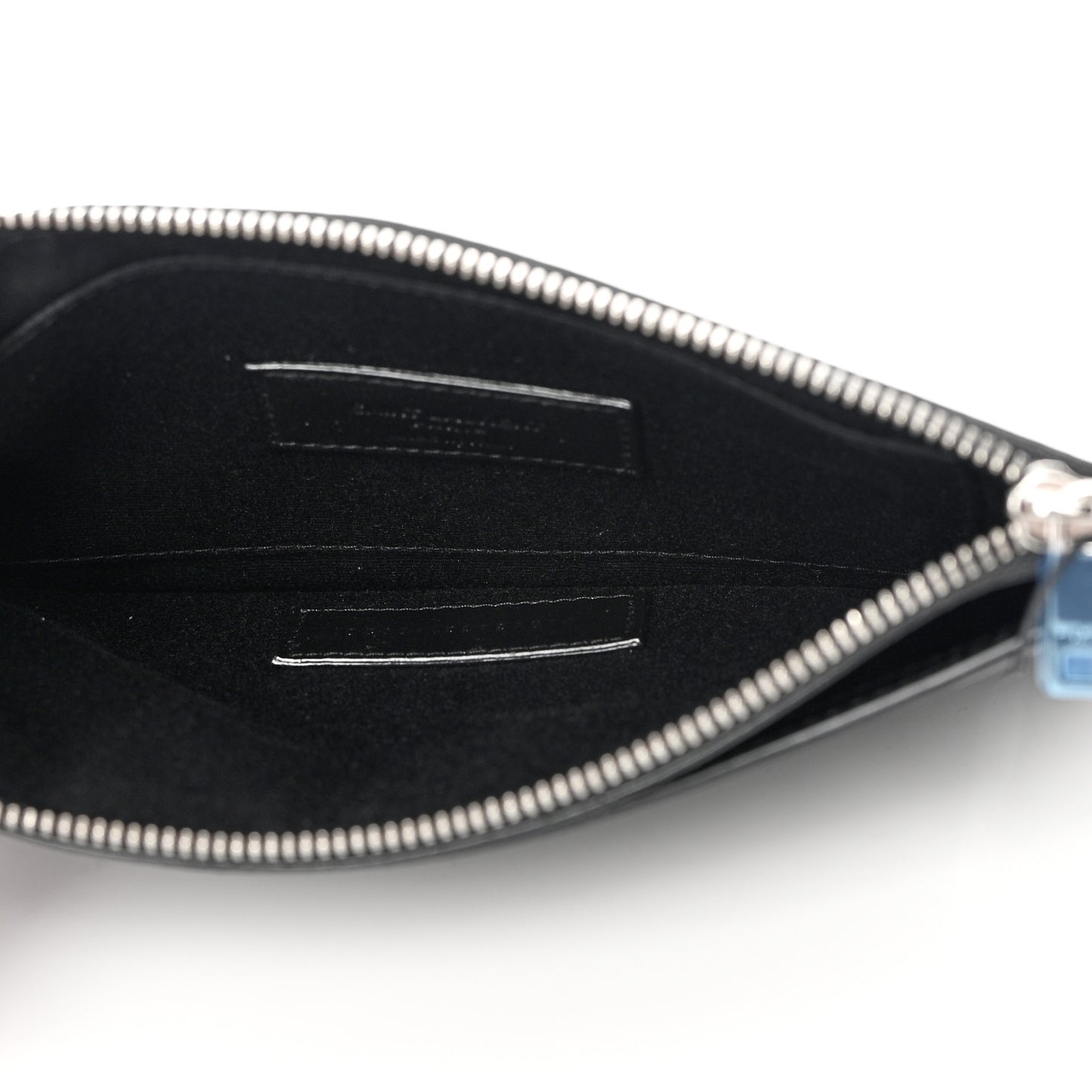 Grain De Poudre Zipped Pouch Black