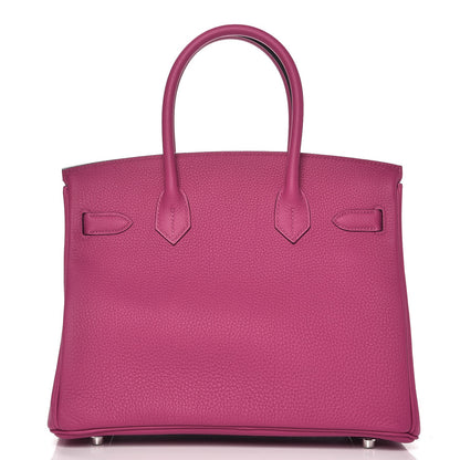 Hermes Togo Birkin 30 Rose Pourpre 5 of 32