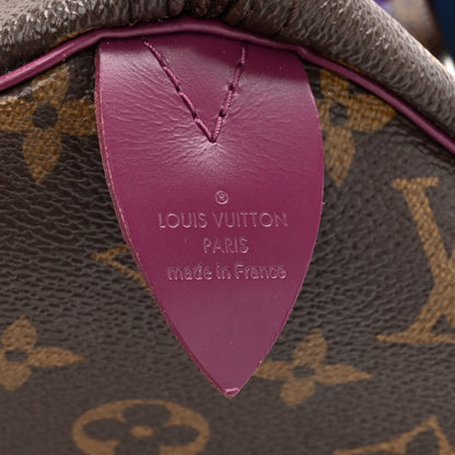 Louis Vuitton Monogram Totem Speedy 30 Magenta 6 of 11