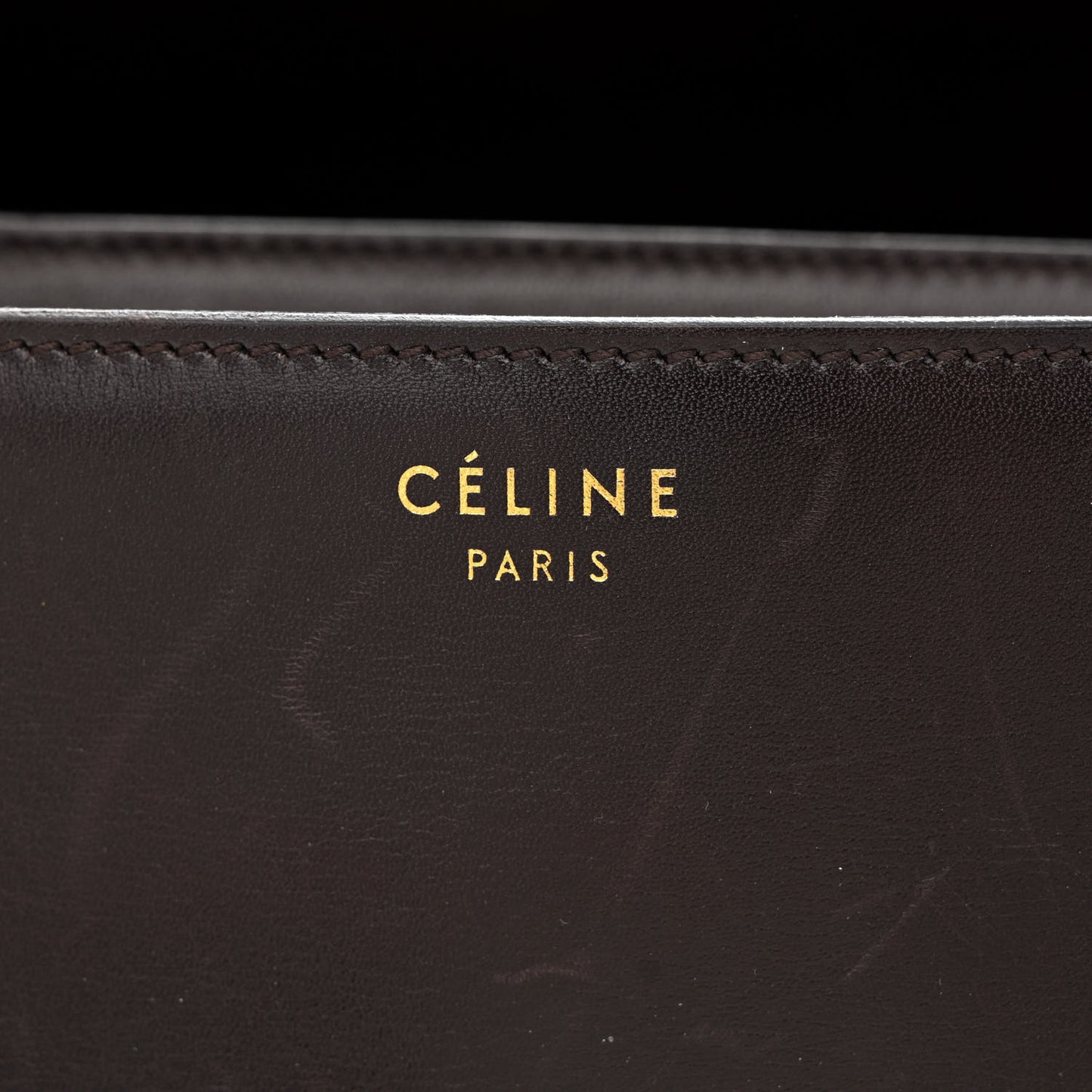 Smooth Calfskin Large Classic Box Flap Bag Black