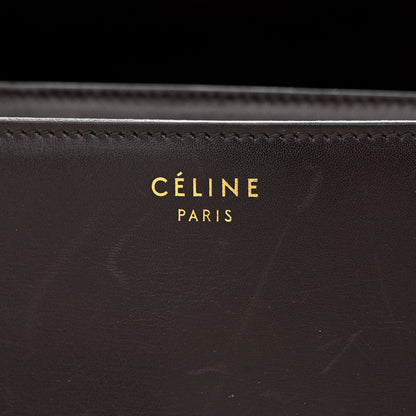 Celine Smooth Calfskin Large Classic Box Flap Bag Black 6 of 17