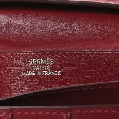 Hermes Tadelakt Bearn Gusset Wallet Rouge Vif 6 of 8