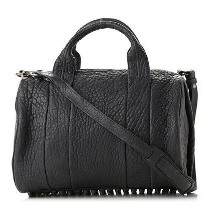 Alexander Wang Pebbled Lambskin Rocco Tundra Silver Hardware 1 of 8