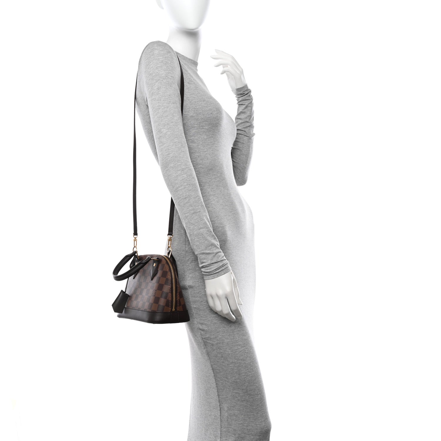 Louis Vuitton Damier Ebene Alma BB 2 of 10