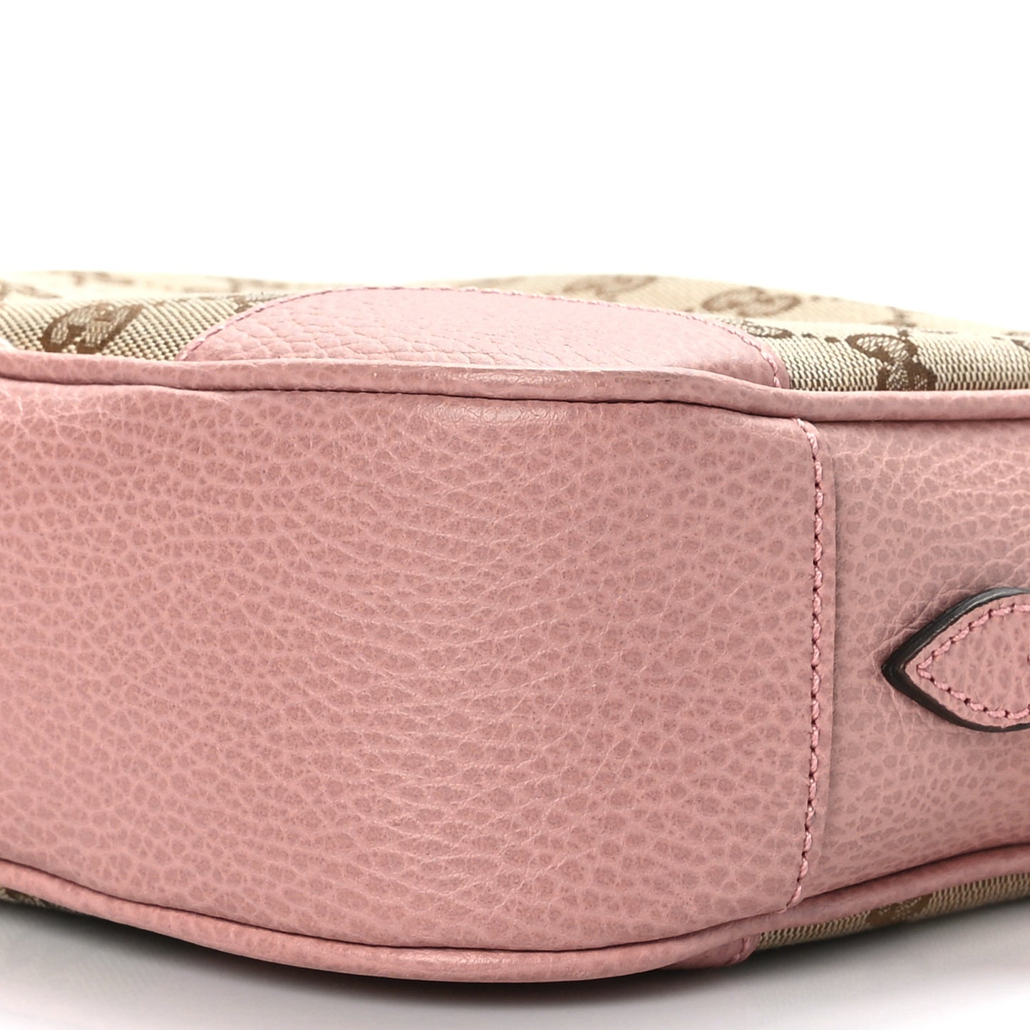 Monogram Mini Bree Messenger Bag Beige Soft Pink