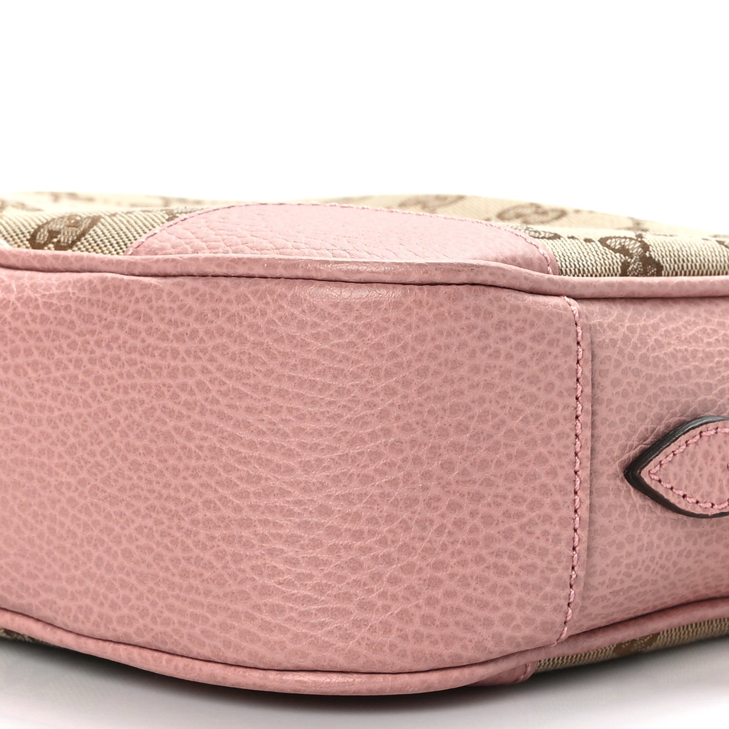 Gucci Monogram Mini Bree Messenger Bag Beige Soft Pink 10 of 10